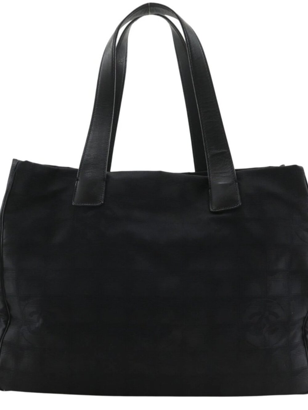 CHANEL New Travel Line Tote MM Tote Bag A15991 black Nylon canvas Women